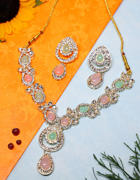 Elegant Necklace set with Earing