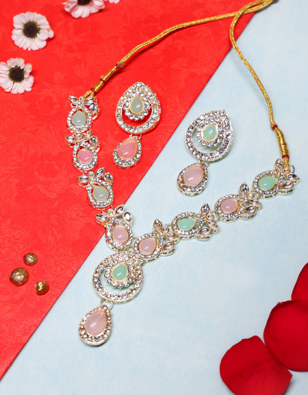 Elegant Necklace set with Earing