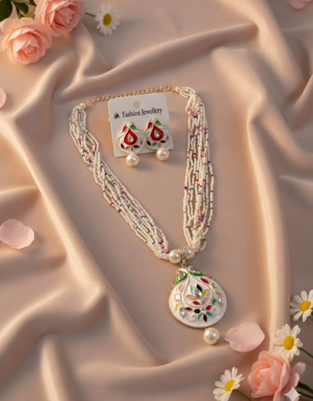 Stunning Neck set with Earning