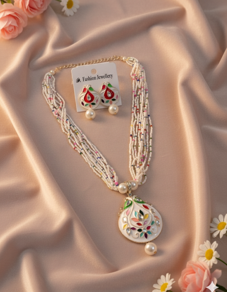 Stunning Neck set with Earning