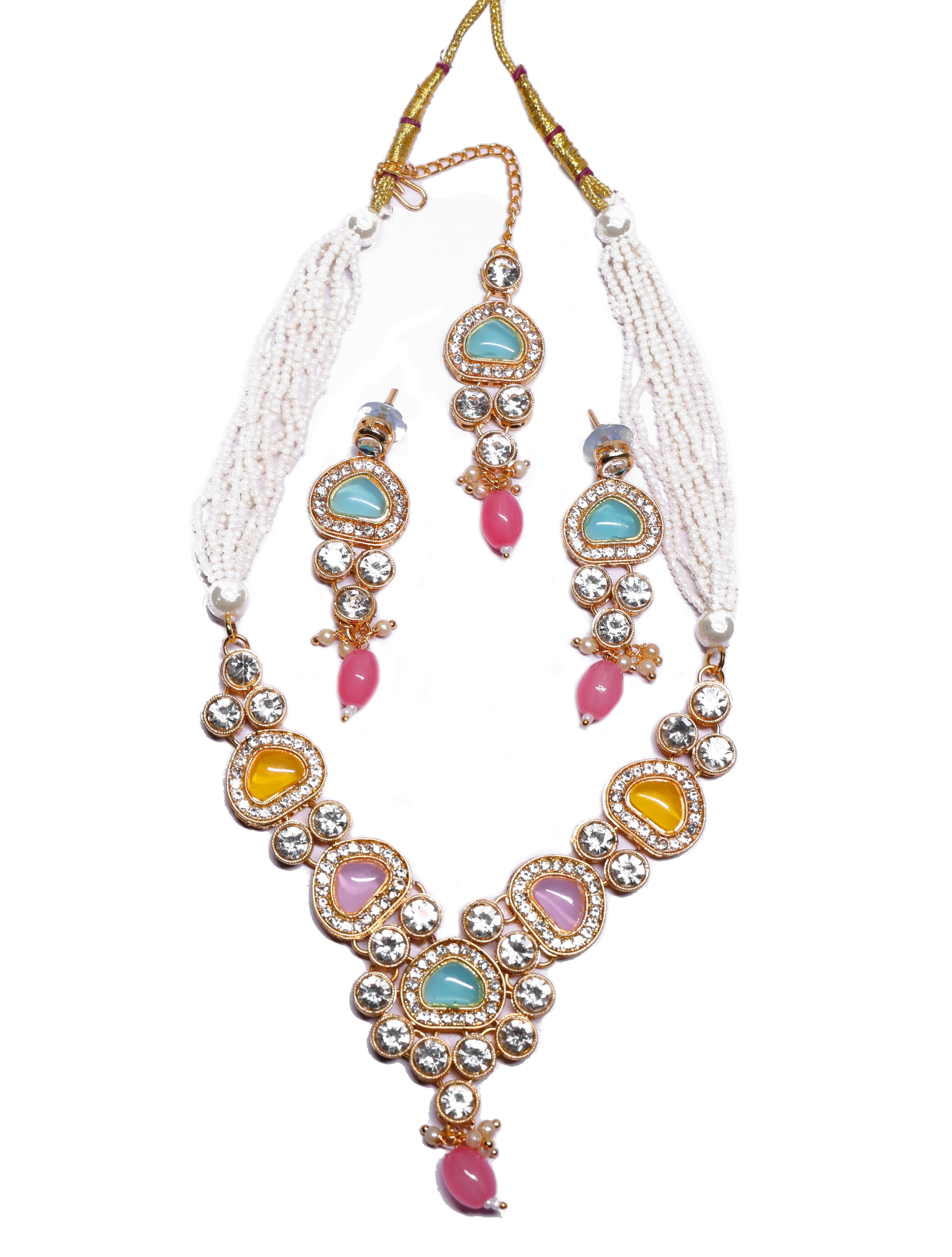 Stunning Necklace set with Earing.