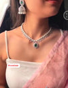 Premium Quality AD Necklace Set with Earing (ASC 3108)