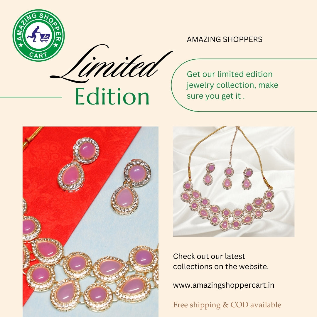 Sparkling Necklace Set Fashionable