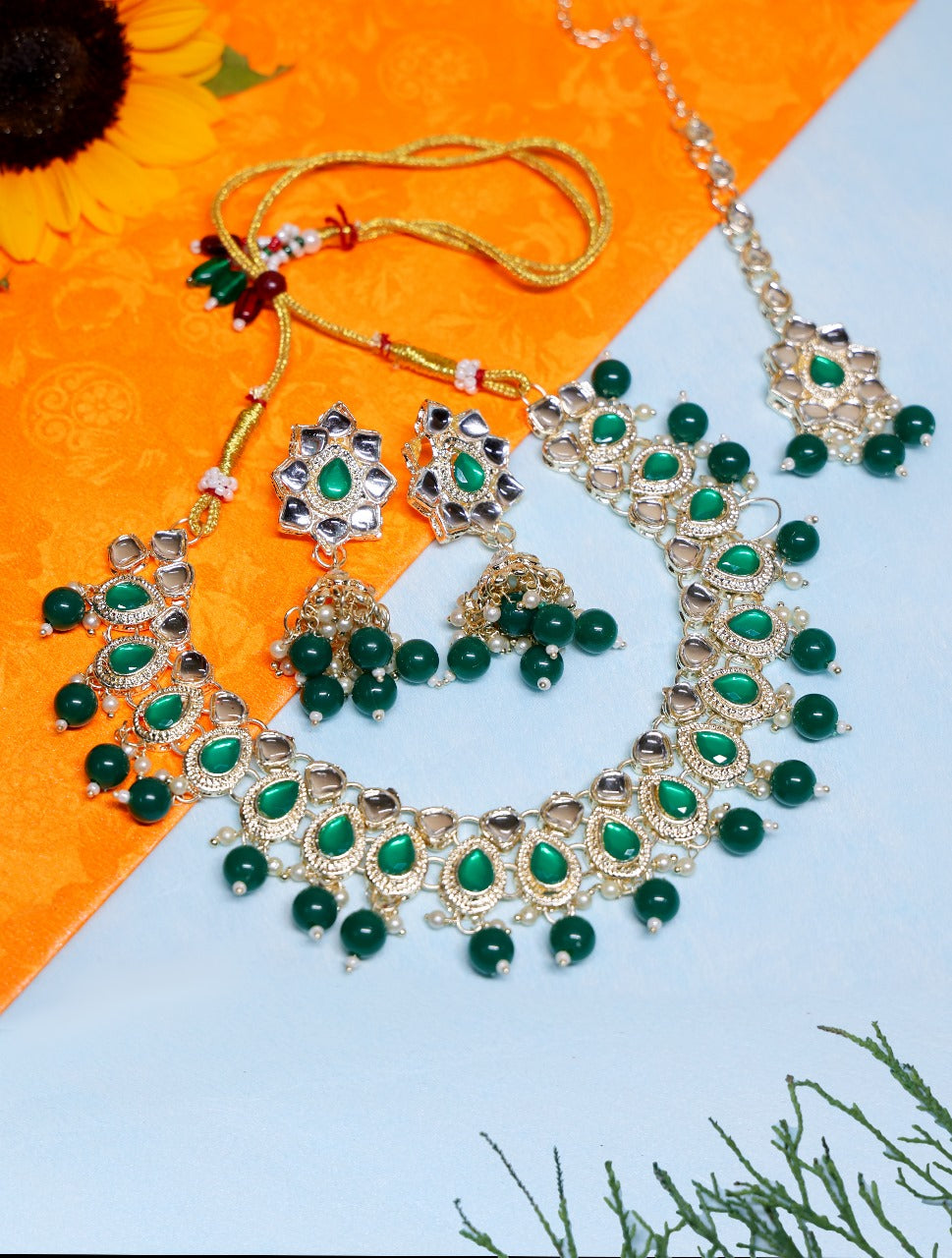 Indian Traditional Necklace set with Earing
