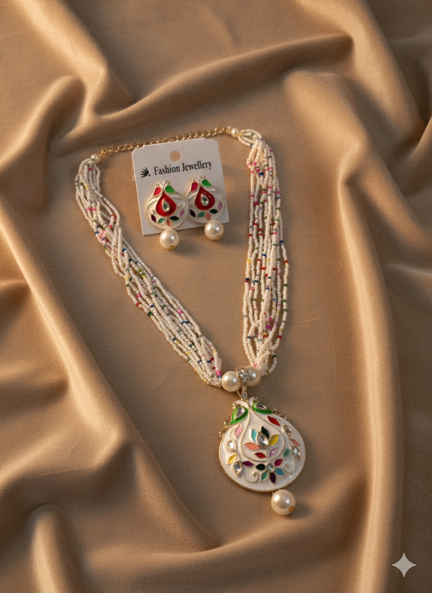 Stunning Neck set with Earning