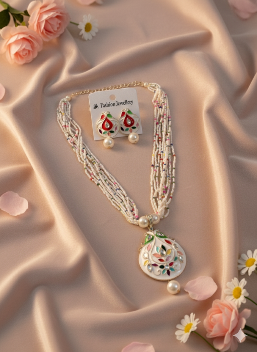 Stunning Neck set with Earning