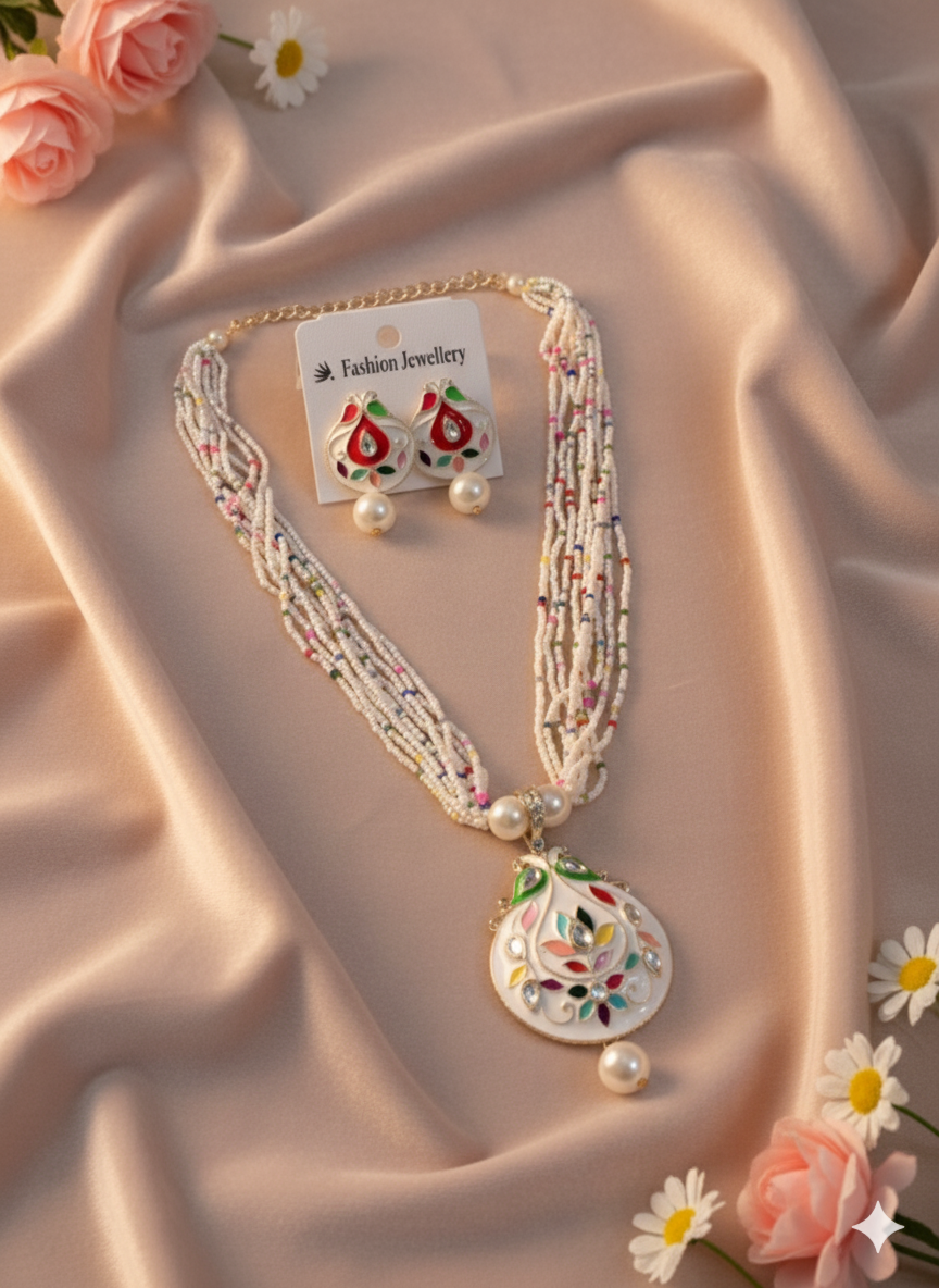 Stunning Neck set with Earning