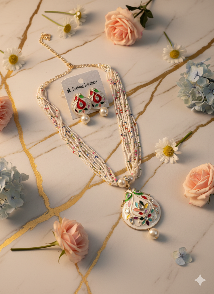 Stunning Neck set with Earning