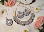 Shining Diva fashion Necklace with Earing set