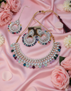 Shining Diva fashion Necklace with Earing set
