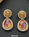 Antique Jewelry Fancy Design Mehndi Polish full Stone (ASC 130725)