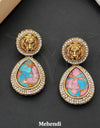 Antique Jewelry Fancy Design Mehndi Polish full Stone (ASC 130725)