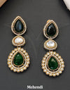 Antique Jewelry Mehendi Polish Party Wear Earrings (ASC 130725) 16797