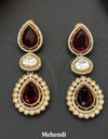Antique Jewelry Mehendi Polish Party Wear Earrings (ASC 130725) 16797