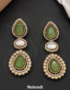 Antique Jewelry Mehendi Polish Party Wear Earrings (ASC 130725) 16797