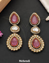 Antique Jewelry Mehendi Polish Party Wear Earrings (ASC 130725) 16797