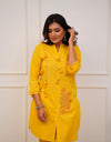 LOOK CLASSY AND ELEGANT COINS KURTI PAIRED WITH PANT (ASC 270725)