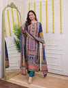 Suit three piece Set Multicolured Print with work and Dupatta (ASC 270725)