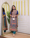 Suit three piece Set Multicolured Print with work and Dupatta (ASC 270725)