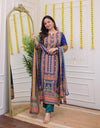 Suit three piece Set Multicolured Print with work and Dupatta (ASC 270725)
