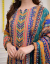 Suit three piece Set Multicolured Print with work and Dupatta (ASC 270725)